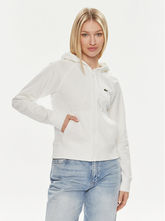 Lacoste Lacoste Світшот SF9213 Білий Regular Fit