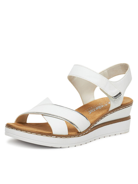 Rieker Rieker Sandalen V38G9-80 Weiß