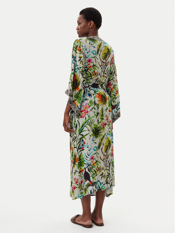 LOLA CASADEMUNT LOLA CASADEMUNT Kimono LS2516046 Žalia Relaxed Fit