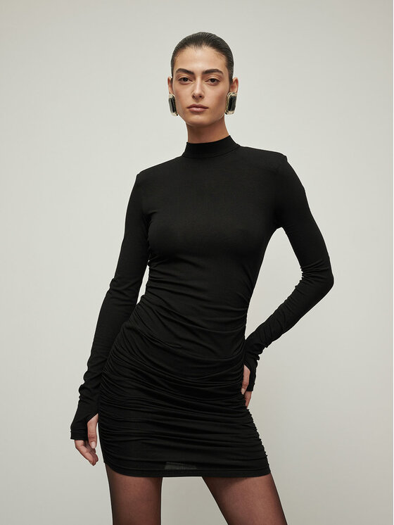 La Mania La Mania Vestito da giorno FLARE Nero Active Fit