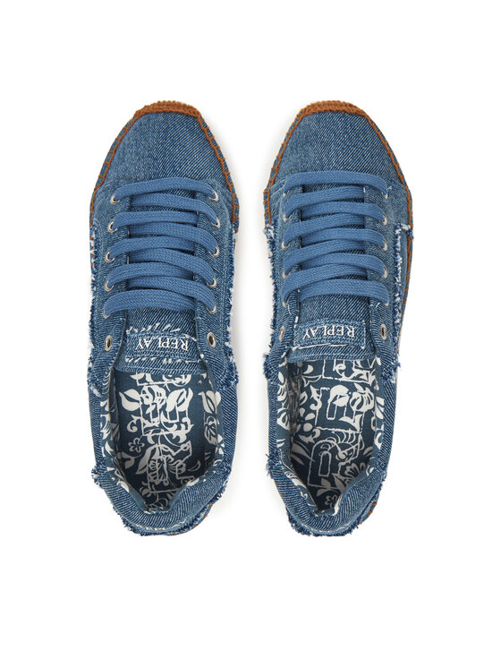 REPLAY REPLAY Espadrilles GWF22 .000.C0088T Kék
