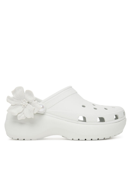 Crocs Crocs Plätud Classic Bouquet Platform Clog 211292 Valge