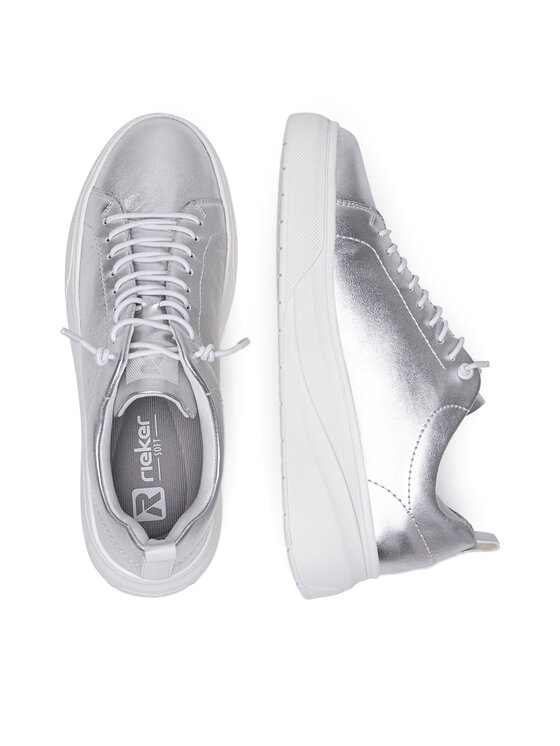 Rieker Revolution Lifestyle Rieker Revolution Lifestyle Poltopánky W2301-90 Strieborná