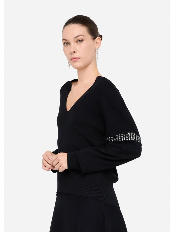 Liu Jo Liu Jo Maglione MF5182MS49I22222 Nero Regular Fit