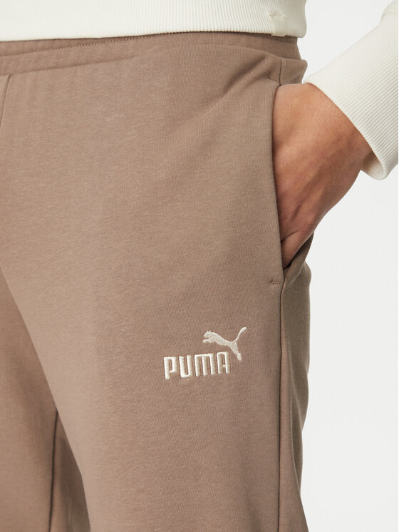 Puma Puma Teplákové nohavice Ess No. 1 Logo 682609 Hnedá Regular Fit