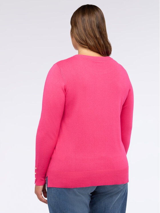 Fiorella Rubino Fiorella Rubino Sweter M632L008006N019 Różowy Regular Fit