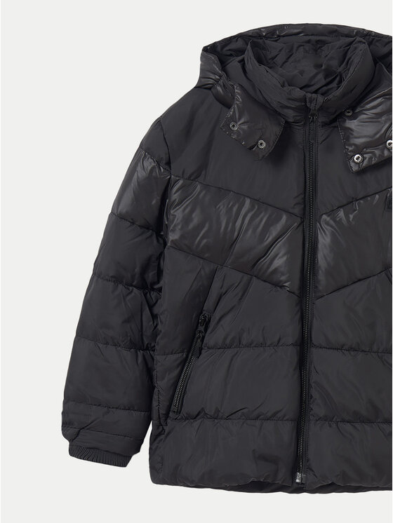 Mayoral Mayoral Зимно яке 7457 Черен Regular Fit