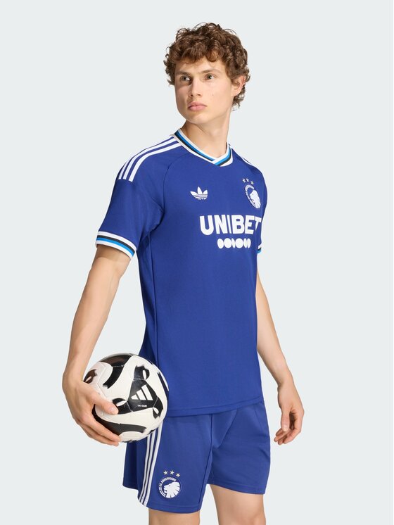 adidas adidas Koszulka techniczna 171968 Niebieski jasny Slim Fit