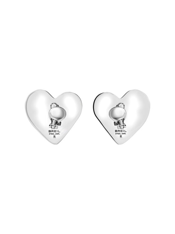 Breil Breil Kolczyki BIG HEART Srebrny
