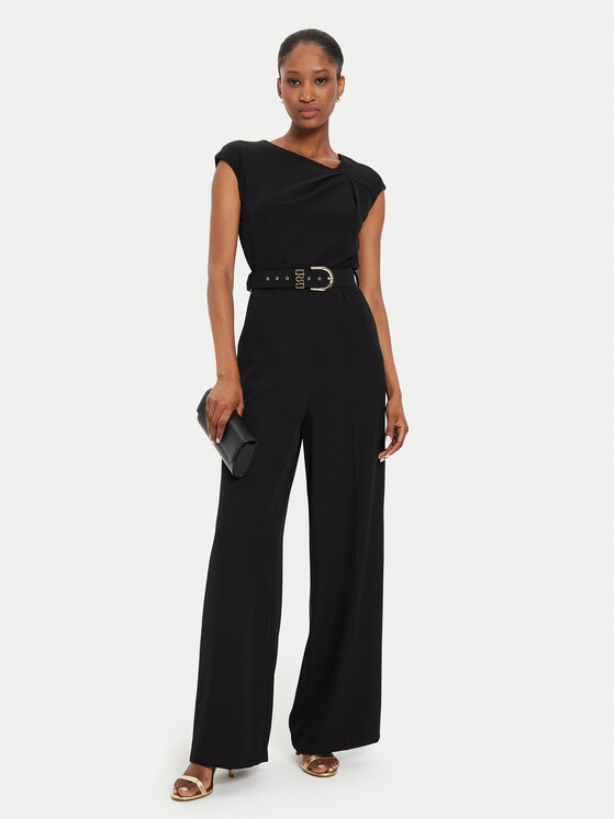 Rinascimento Rinascimento Salopetă CFC0119763003 Negru Regular Fit