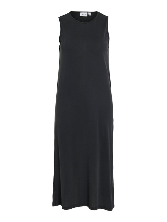 Vila Vila Sommerkleid Modala 14101675 Schwarz Regular Fit