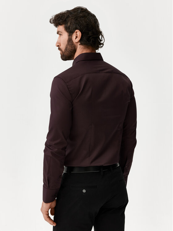Evenemen Evenemen Koszula Punto G2 Brązowy Slim Fit