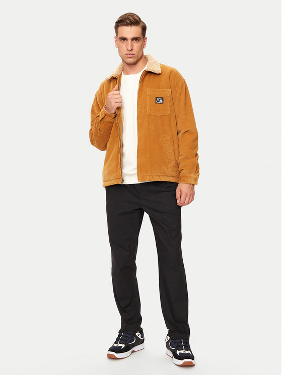 Quiksilver Quiksilver Μπουφάν μεταβατικό DNA Sherpa Harrington EQYJK04064 Μπεζ Regular Fit