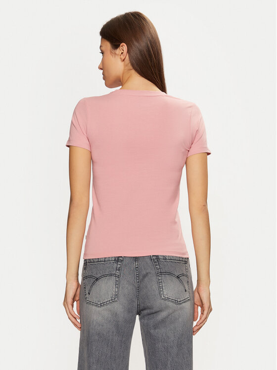 Guess Jeans Guess Jeans Tričko W4YI02 J1314 Ružová Regular Fit