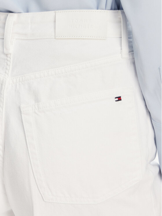 Tommy Hilfiger Tommy Hilfiger Džinsai WW0WW44363 Balta Wide Leg