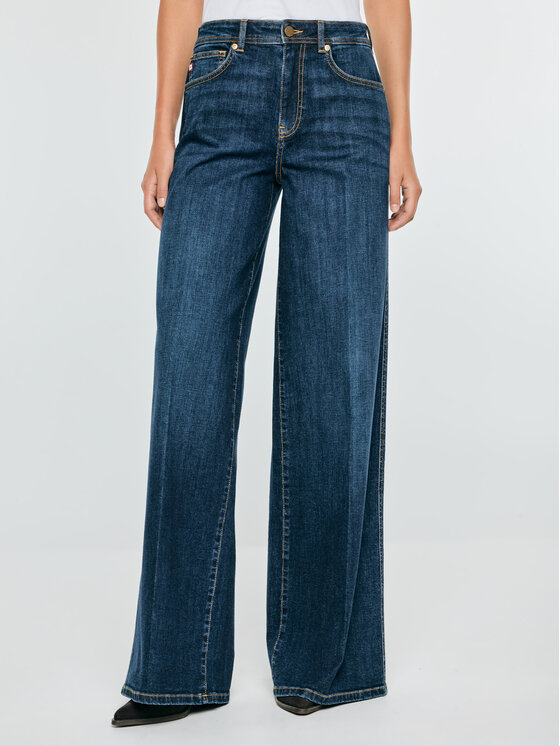 BIG STAR BIG STAR Jeansy EMILY Granatowy Wide Fit
