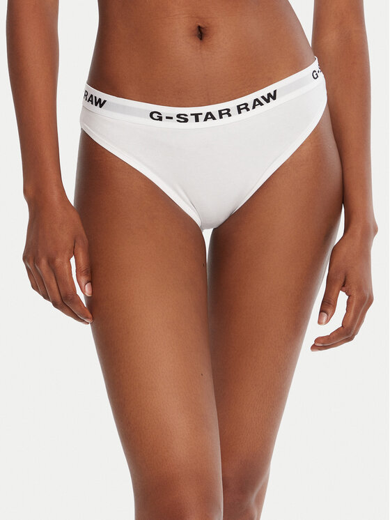 G-Star Raw Komplet 3 par fig klasycznych D23775-D516 Biały