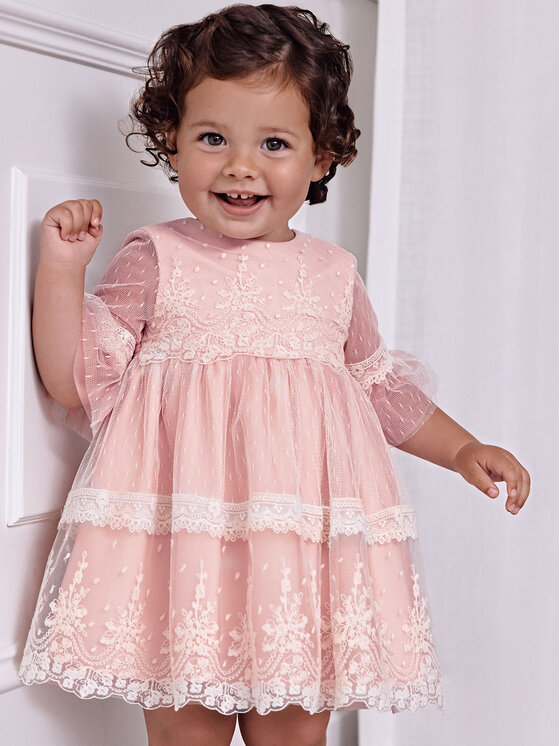 Abel & Lula Abel & Lula Елегантне плаття 5014 Рожевий Regular Fit