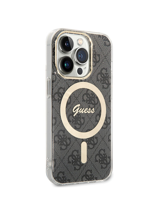 Guess Guess Etui na telefon iPhone 15 Pro Czarny