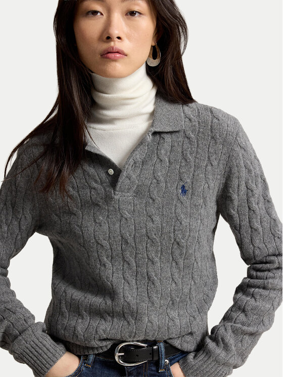 Polo Ralph Lauren Polo Ralph Lauren Megztinis 211972132500 Pilka Regular Fit