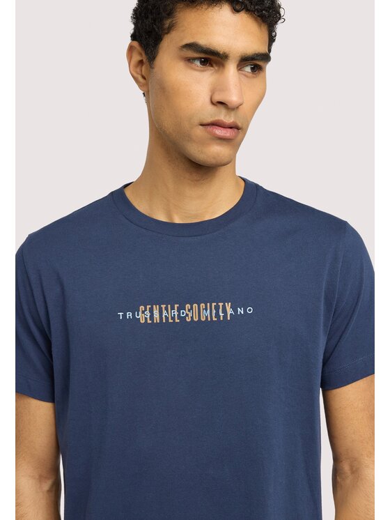 Trussardi Trussardi T-Shirt G0558000126N034 Niebieski Regular Fit