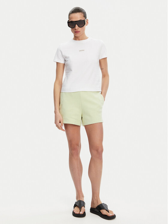 Calvin Klein Jeans Calvin Klein Jeans Pantaloncini sportivi Placed Institutional J20J225525 Verde Regular Fit