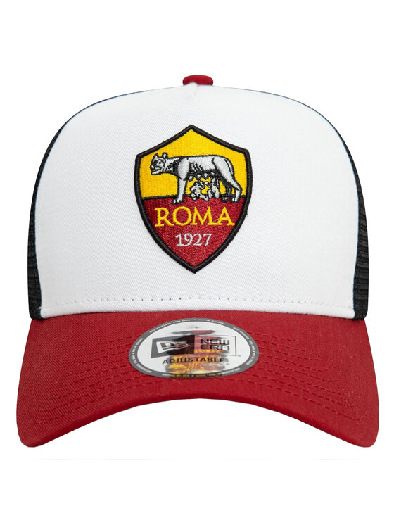 New Era New Era Cappellino New Era E-Frame AS Roma Core Trucker Cap Nero