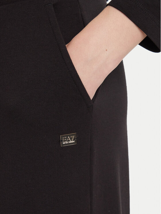 EA7 Emporio Armani EA7 Emporio Armani Spodnji del trenirke 7W000462 AF13135 UC001 Črna Relaxed Fit