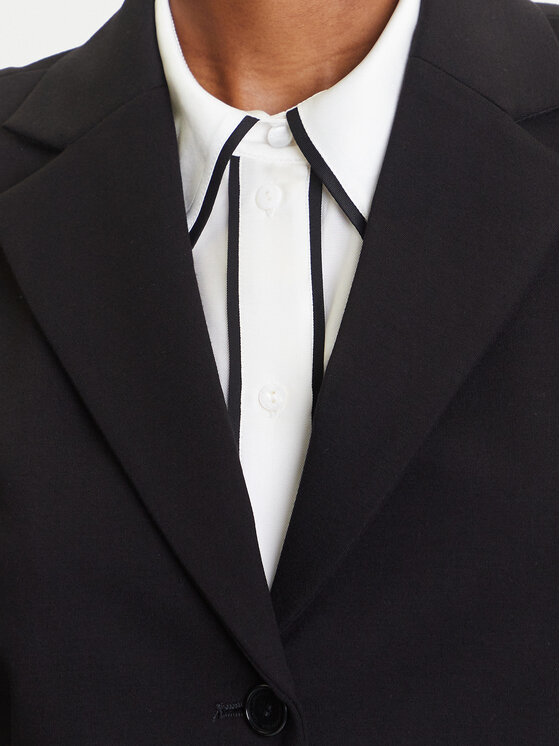 KARL LAGERFELD KARL LAGERFELD Suknjič A3W14040 Črna Slim Fit