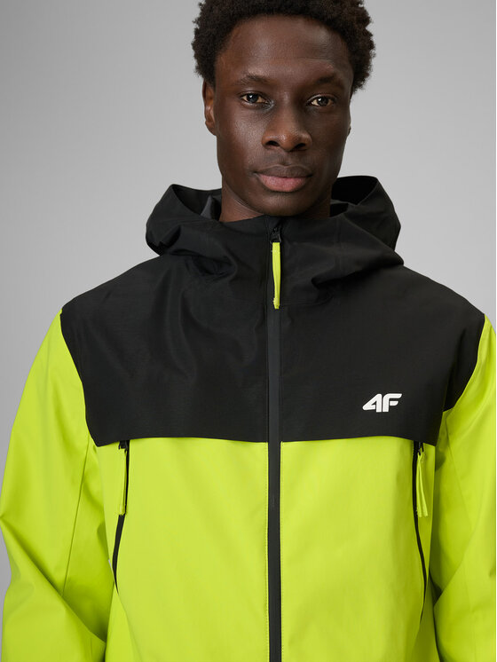 4F 4F Kurtka przejściowa CITY JACKETS Zielony Regular Fit