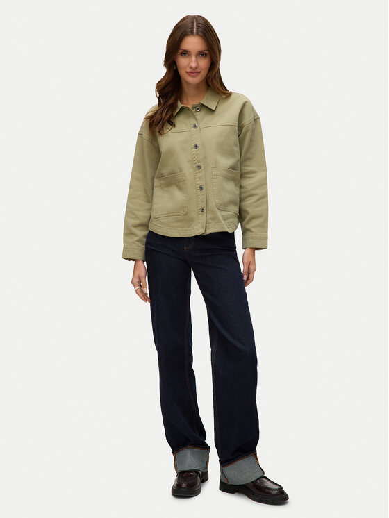 Vero Moda Vero Moda cămașă de blugi Jamie 10331693 Verde Relaxed Fit