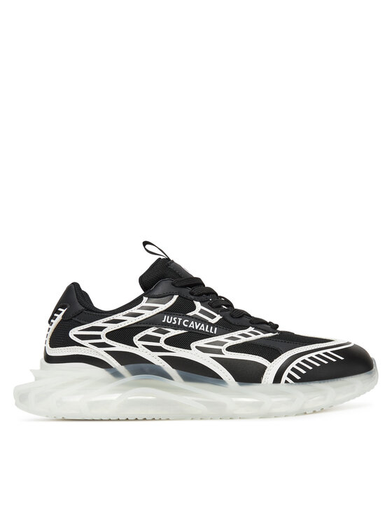 Sneakers Just Cavalli Bărbați, Mărimea: 46, Negru, 78QA3SQ2 ZSC45