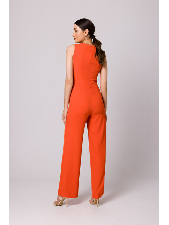 Makover Makover Jumpsuit K164 Arancione Regular Fit