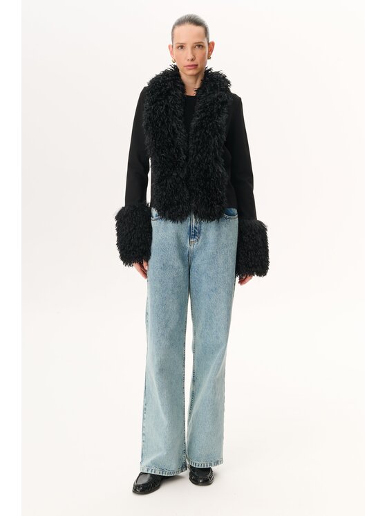 LEBRAND LEBRAND Marynarka Caroline Czarny Regular Fit