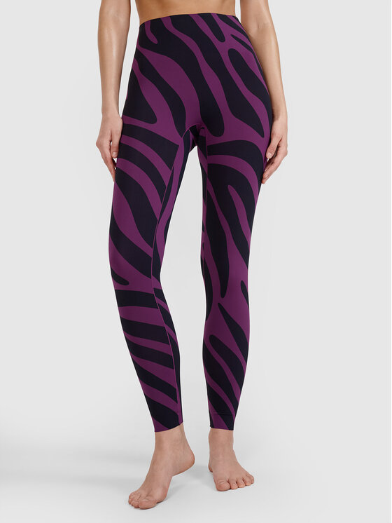 4F 4F Legginsy COMMON GROUND Fioletowy Slim Fit