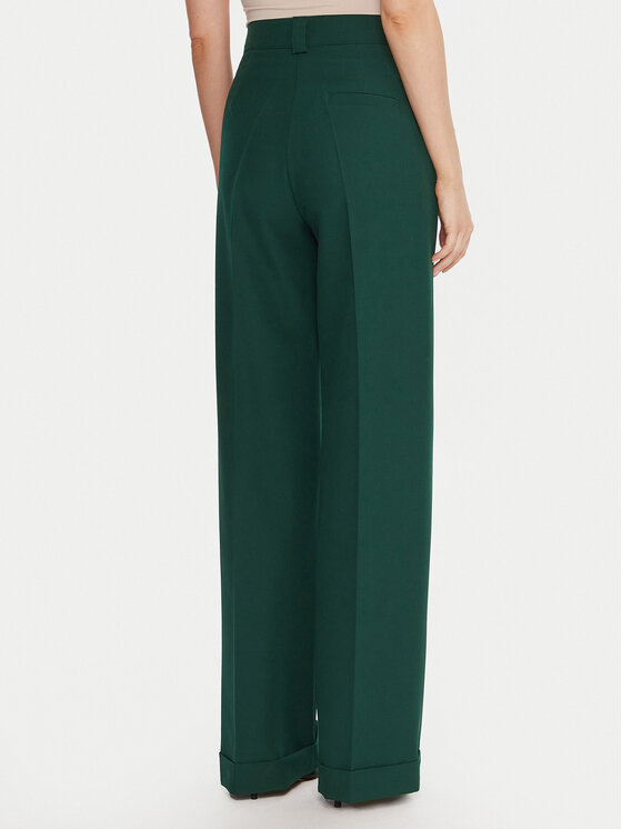 Maryley Maryley Pantaloni din material 25IB563/43BI Verde Regular Fit