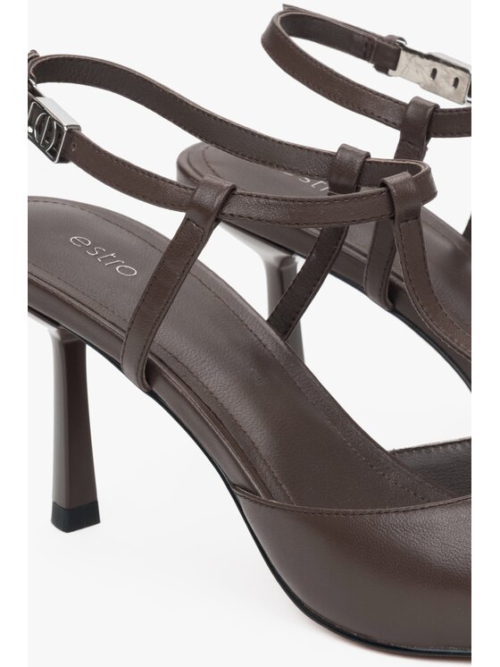 Estro Estro Γοβάκια ER00117181 Καφέ