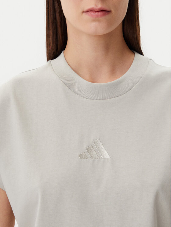 adidas adidas Marškinėliai ALL SZN JJ1241 Smėlio Regular Fit