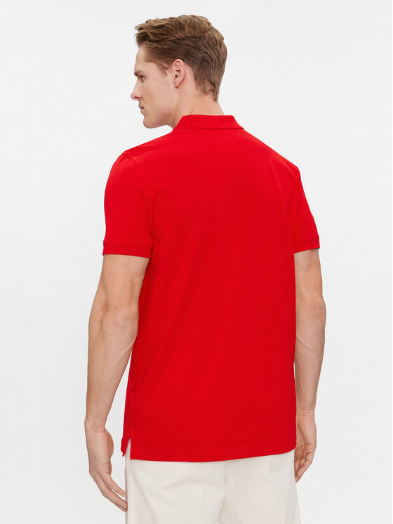 Tommy Jeans Tommy Jeans Polo särk DM0DM18312 Punane Slim Fit
