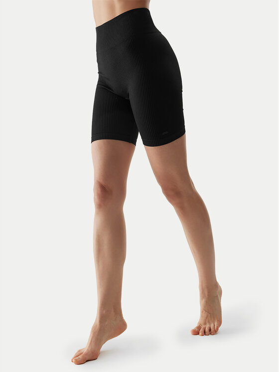 4F 4F Велосипедки 4FWSS24TFSHF498 Чорний Slim Fit