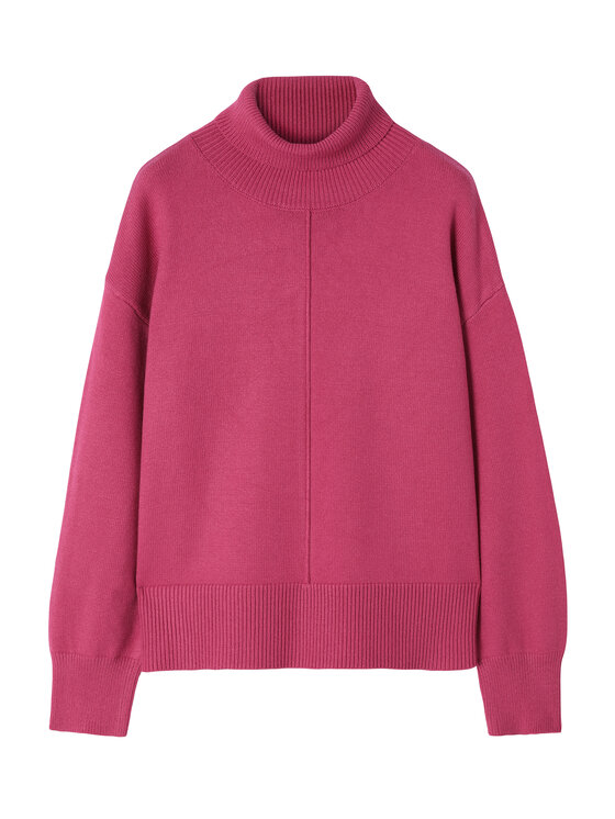 TATUUM Tatuum Sweter AKEMI Różowy Oversize
