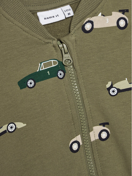 NAME IT NAME IT Bluză Brais 13238890 Verde Regular Fit