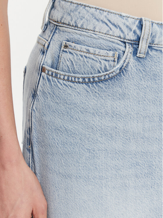 Guess Guess Φούστα τζιν W5GD83 D5B96 Μπλε Regular Fit