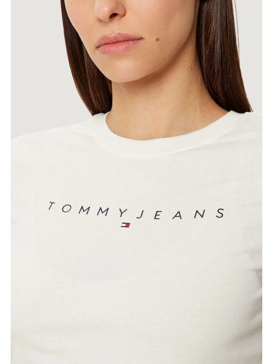 Tommy Jeans Tommy Jeans T-shirt TJW LINEAR TEE Beige Casual Fit