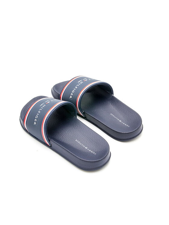 Tommy Hilfiger Tommy Hilfiger Klapki T3BO-30988-0193X379 Granatowy