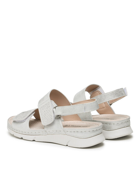 Clara Barson Clara Barson Sandalen WS040801-01 Silberfarben