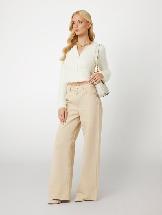 Guess Guess Kardigan 167553 Krémová Classic Fit