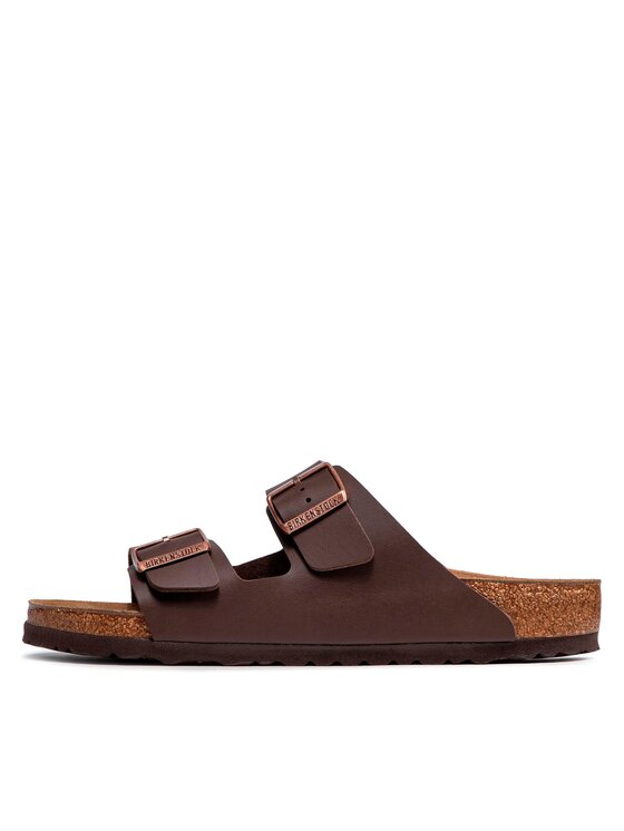 Birkenstock Birkenstock Klapki Arizona Birko-Flor 0051701 Brązowy