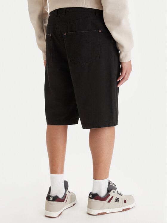 DC Shoes DC Shoes Szorty jeansowe EDYWS03167 Czarny Wide Leg