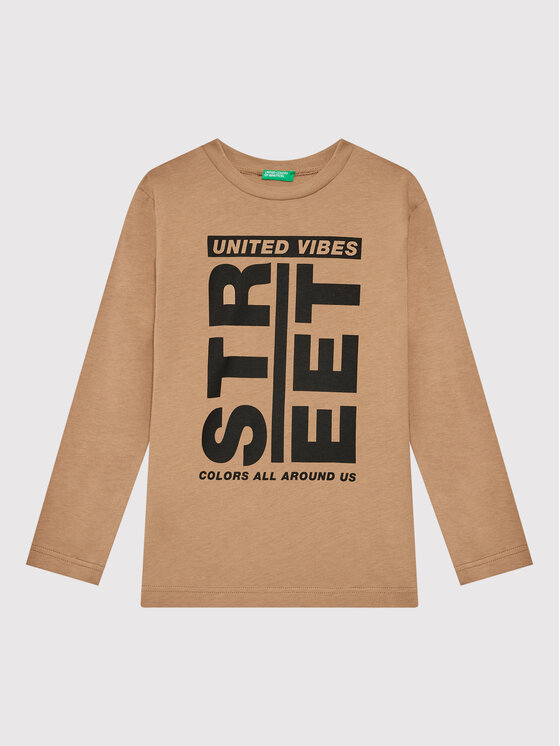 United Colors Of Benetton Bluză 3ATNC105Y Maro Regular Fit